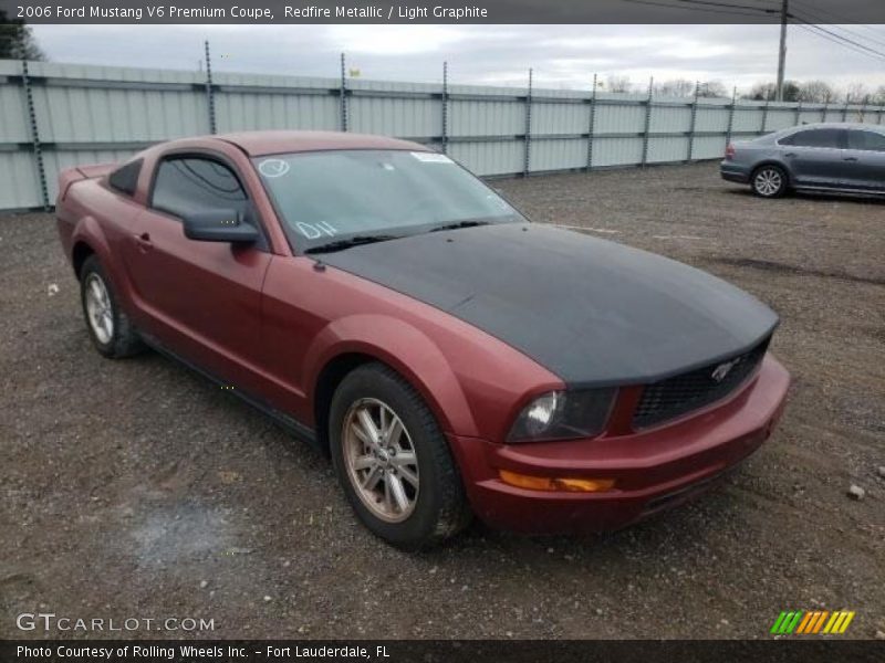 Redfire Metallic / Light Graphite 2006 Ford Mustang V6 Premium Coupe