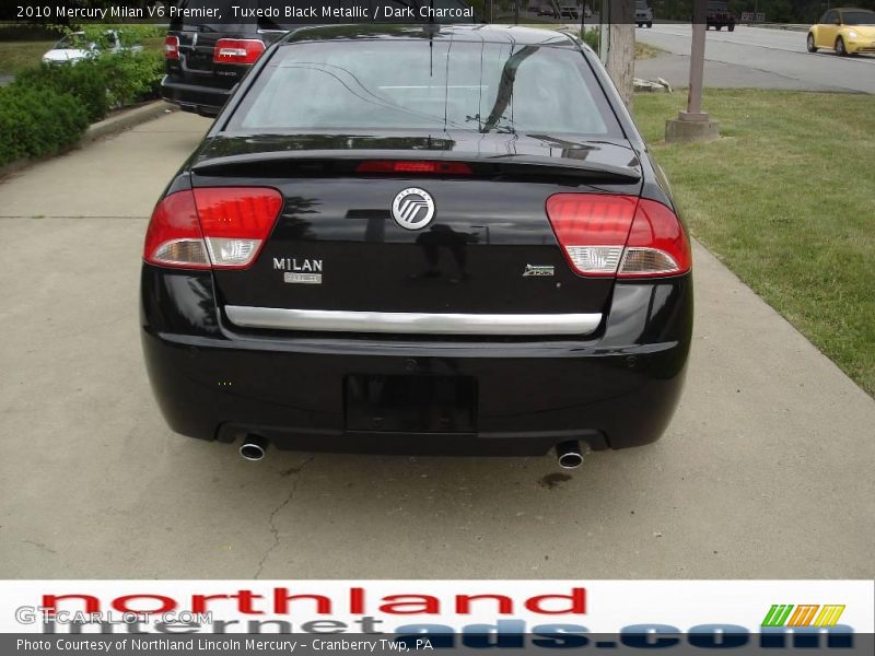 Tuxedo Black Metallic / Dark Charcoal 2010 Mercury Milan V6 Premier