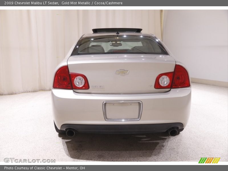 Gold Mist Metallic / Cocoa/Cashmere 2009 Chevrolet Malibu LT Sedan