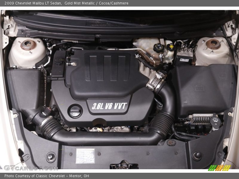 Gold Mist Metallic / Cocoa/Cashmere 2009 Chevrolet Malibu LT Sedan