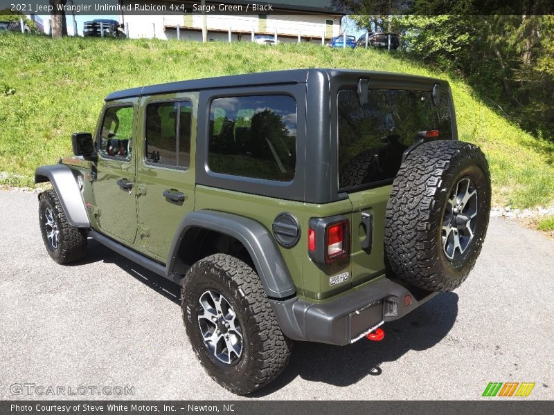 Sarge Green / Black 2021 Jeep Wrangler Unlimited Rubicon 4x4