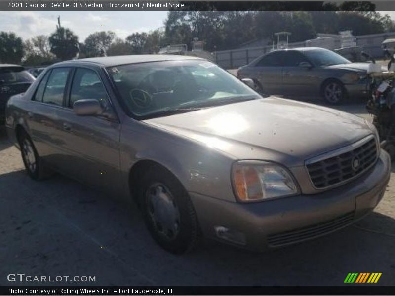 Bronzemist / Neutral Shale 2001 Cadillac DeVille DHS Sedan