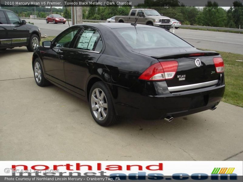 Tuxedo Black Metallic / Dark Charcoal 2010 Mercury Milan V6 Premier