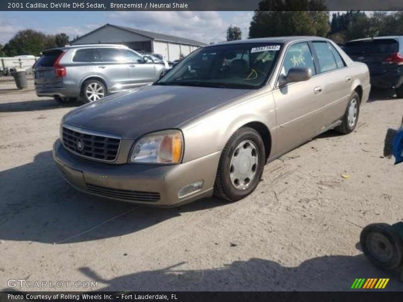 Bronzemist / Neutral Shale 2001 Cadillac DeVille DHS Sedan