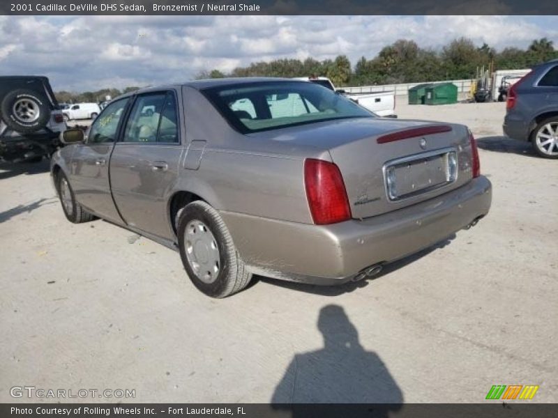 Bronzemist / Neutral Shale 2001 Cadillac DeVille DHS Sedan