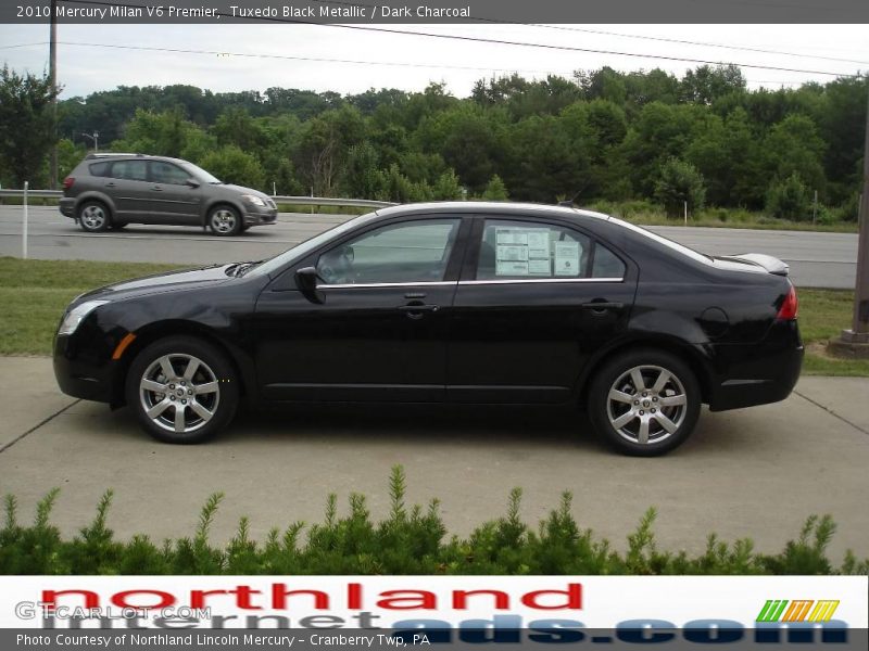 Tuxedo Black Metallic / Dark Charcoal 2010 Mercury Milan V6 Premier