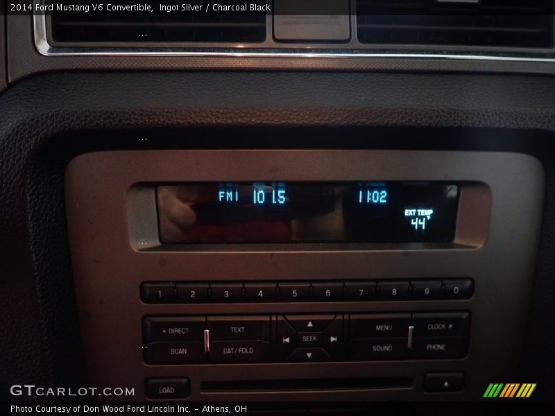 Ingot Silver / Charcoal Black 2014 Ford Mustang V6 Convertible