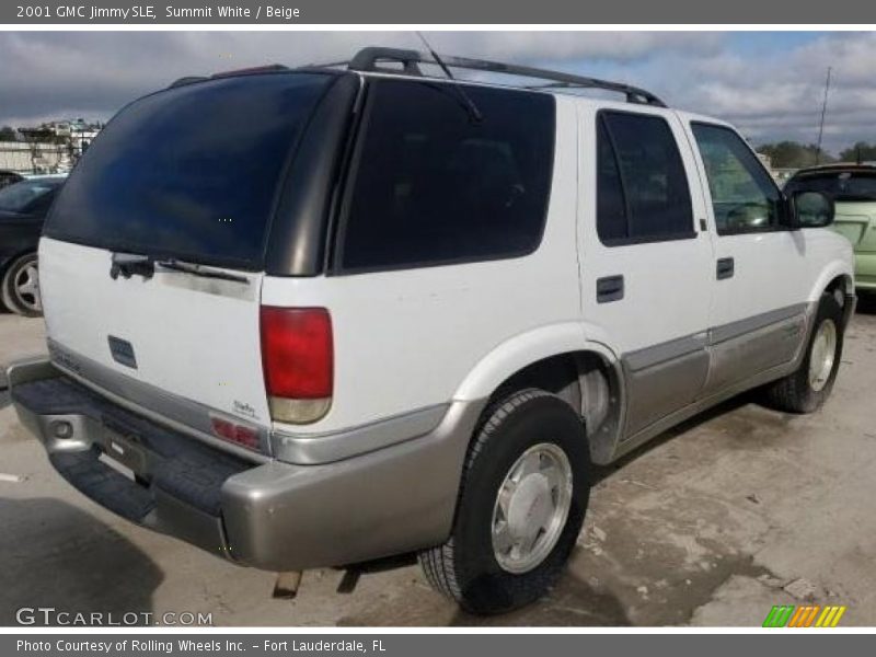 Summit White / Beige 2001 GMC Jimmy SLE