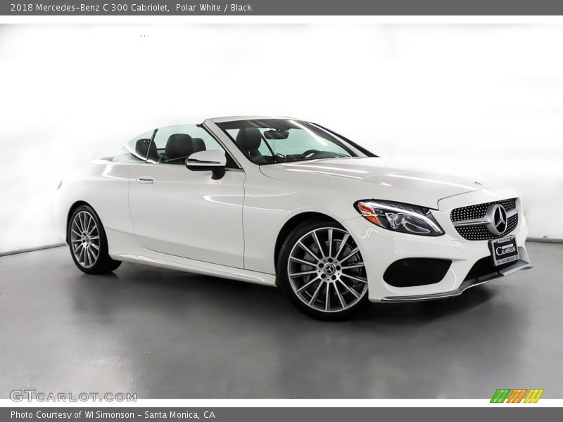 Polar White / Black 2018 Mercedes-Benz C 300 Cabriolet