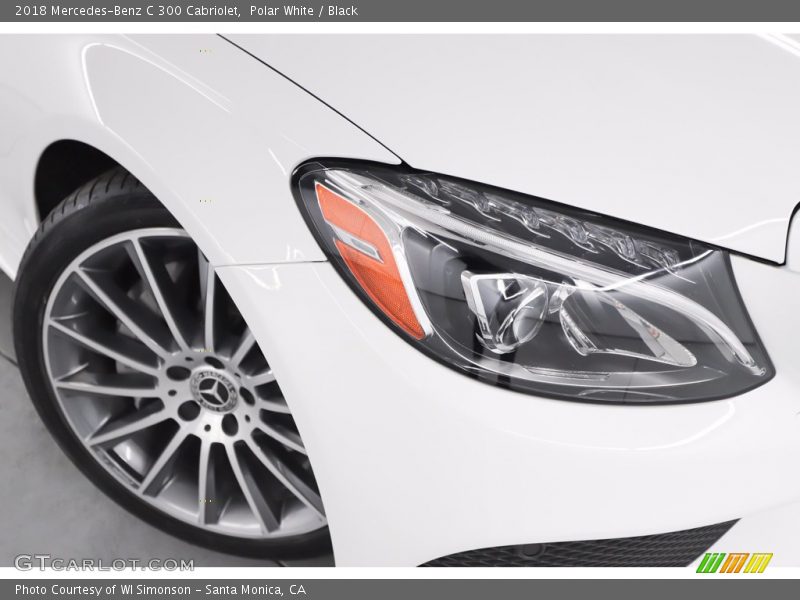 Polar White / Black 2018 Mercedes-Benz C 300 Cabriolet