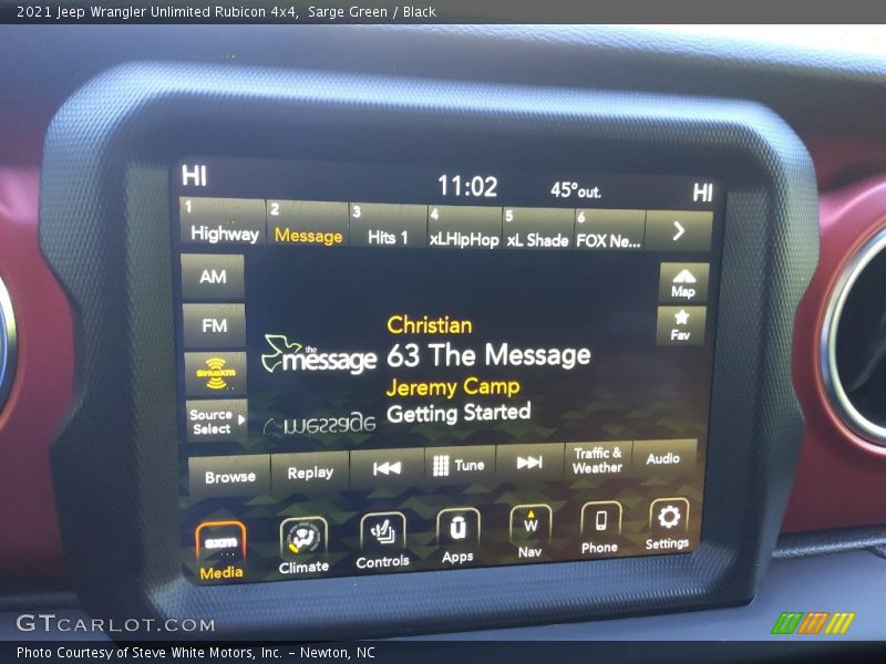 Sarge Green / Black 2021 Jeep Wrangler Unlimited Rubicon 4x4