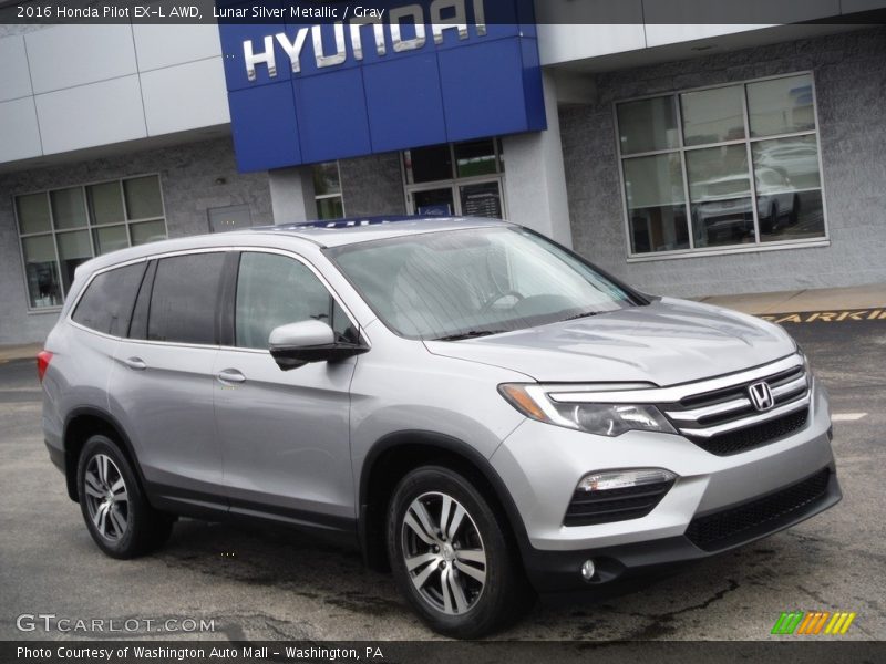 Front 3/4 View of 2016 Pilot EX-L AWD