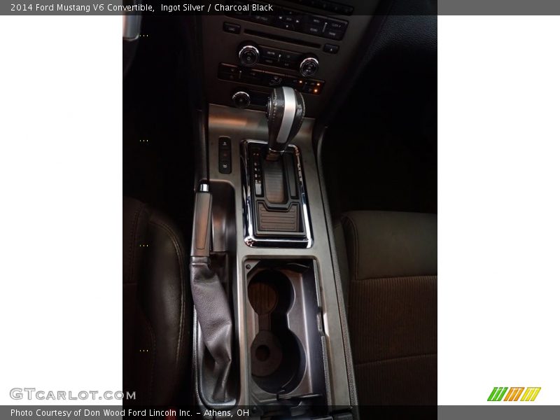 Ingot Silver / Charcoal Black 2014 Ford Mustang V6 Convertible