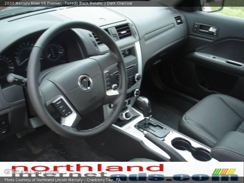 Tuxedo Black Metallic / Dark Charcoal 2010 Mercury Milan V6 Premier