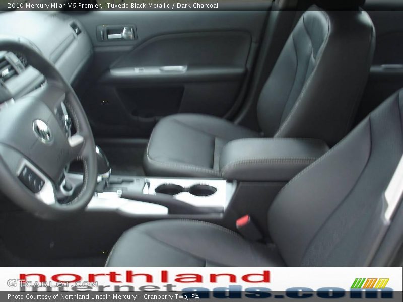Tuxedo Black Metallic / Dark Charcoal 2010 Mercury Milan V6 Premier
