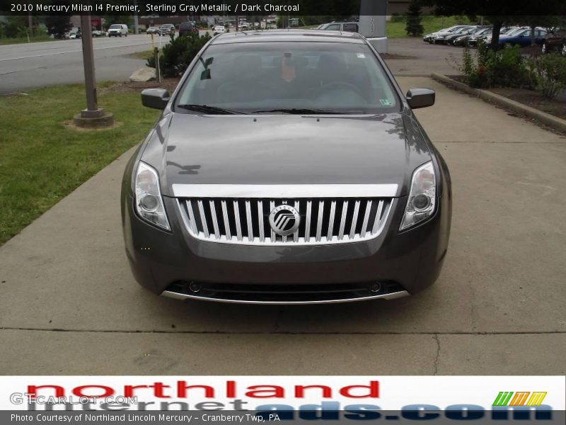 Sterling Gray Metallic / Dark Charcoal 2010 Mercury Milan I4 Premier