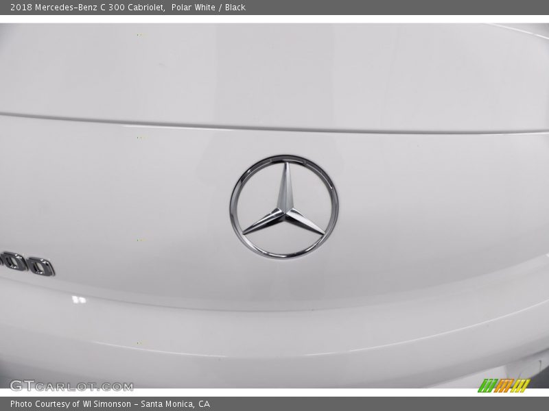 Polar White / Black 2018 Mercedes-Benz C 300 Cabriolet
