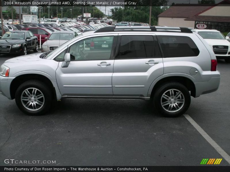 Sterling Silver Metallic / Charcoal Gray 2004 Mitsubishi Endeavor Limited AWD