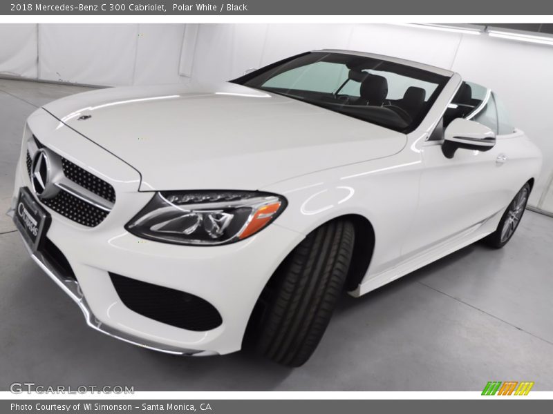 Polar White / Black 2018 Mercedes-Benz C 300 Cabriolet
