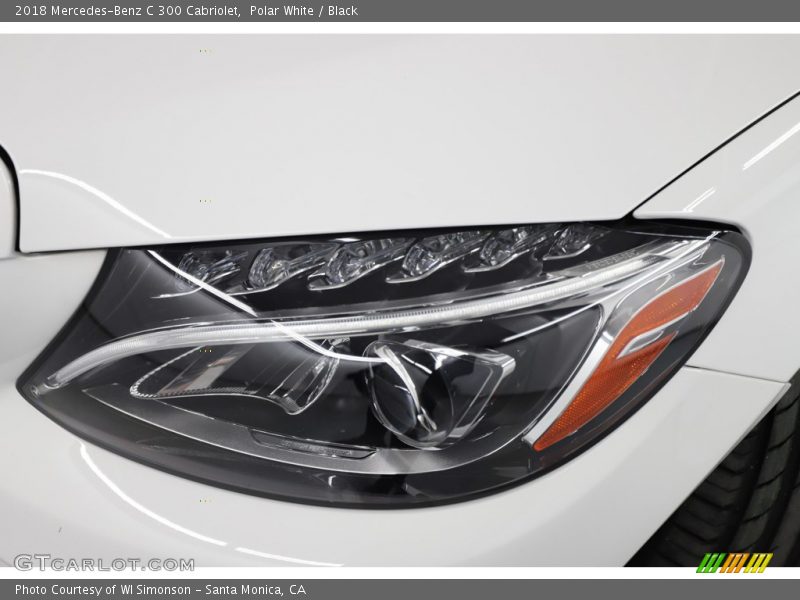 Polar White / Black 2018 Mercedes-Benz C 300 Cabriolet