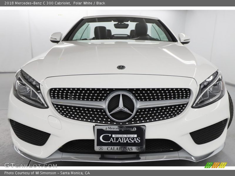 Polar White / Black 2018 Mercedes-Benz C 300 Cabriolet