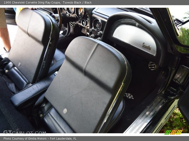 Rear Seat of 1966 Corvette Sting Ray Coupe