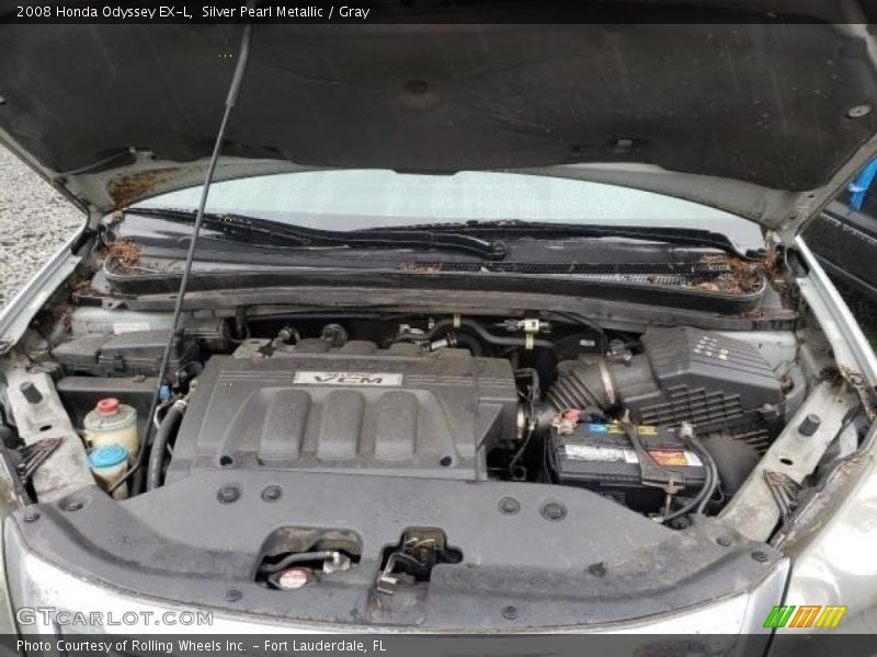 Silver Pearl Metallic / Gray 2008 Honda Odyssey EX-L