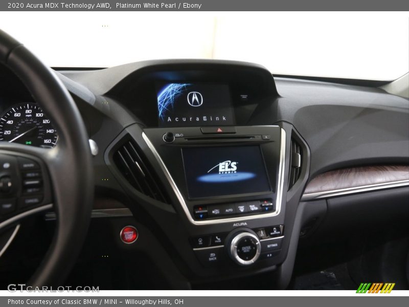 Platinum White Pearl / Ebony 2020 Acura MDX Technology AWD