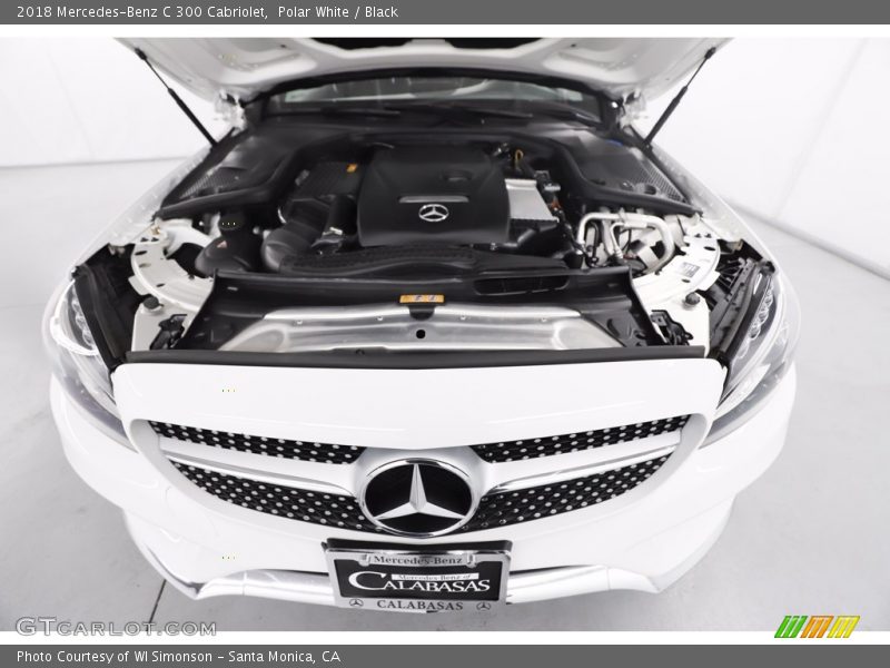 Polar White / Black 2018 Mercedes-Benz C 300 Cabriolet