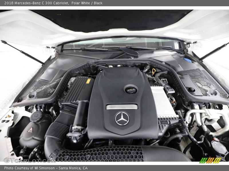 Polar White / Black 2018 Mercedes-Benz C 300 Cabriolet
