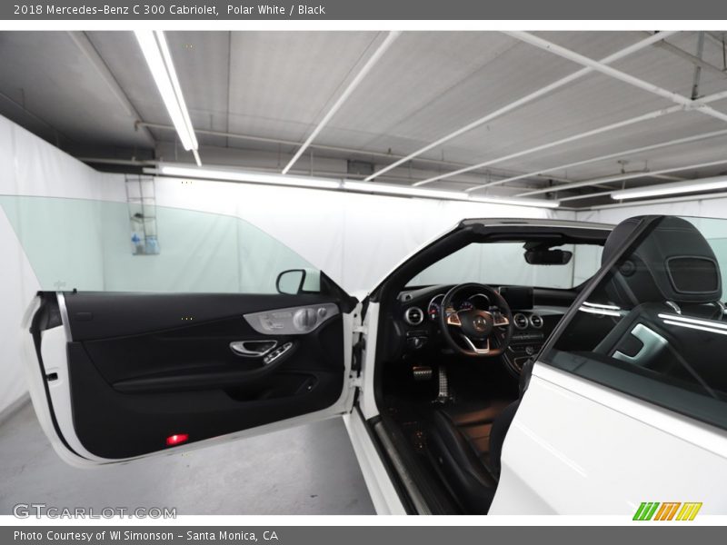 Polar White / Black 2018 Mercedes-Benz C 300 Cabriolet