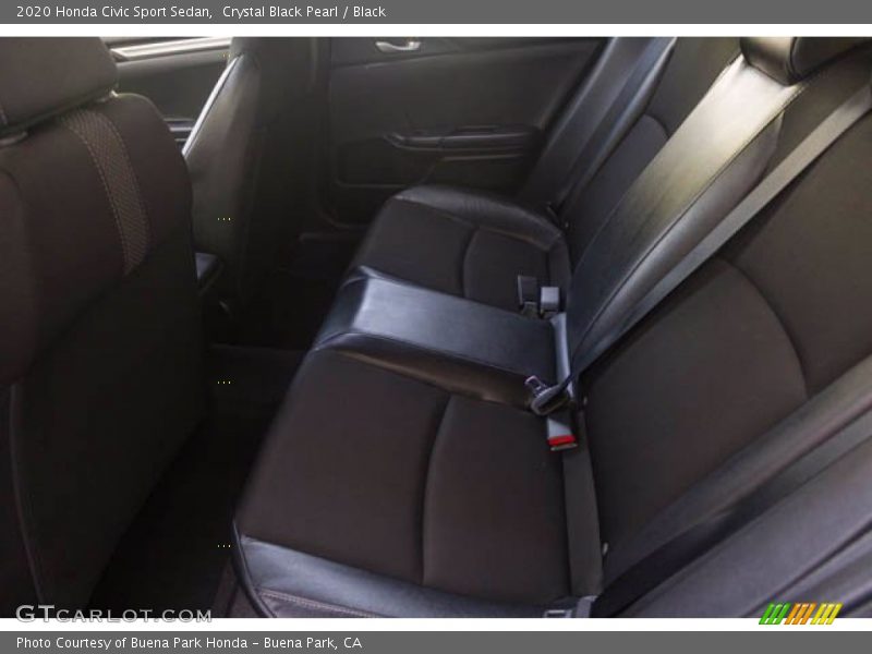 Crystal Black Pearl / Black 2020 Honda Civic Sport Sedan
