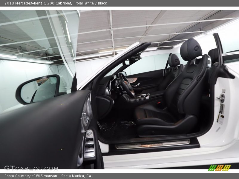Polar White / Black 2018 Mercedes-Benz C 300 Cabriolet