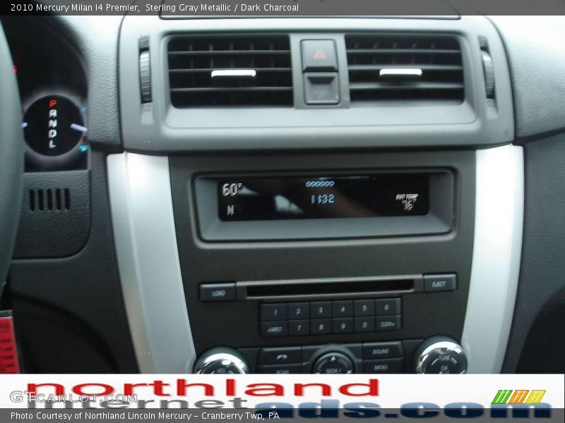 Sterling Gray Metallic / Dark Charcoal 2010 Mercury Milan I4 Premier