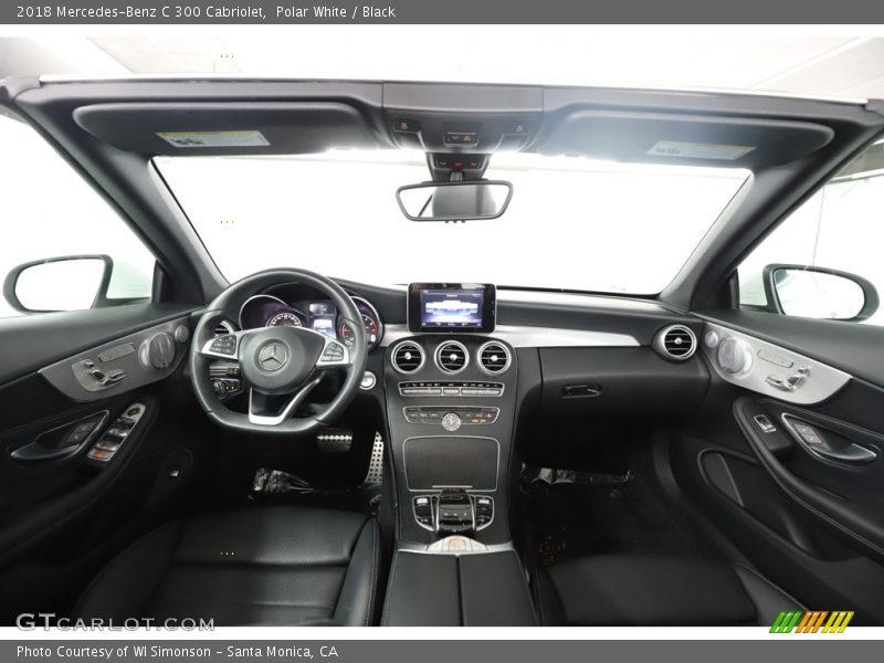 Polar White / Black 2018 Mercedes-Benz C 300 Cabriolet