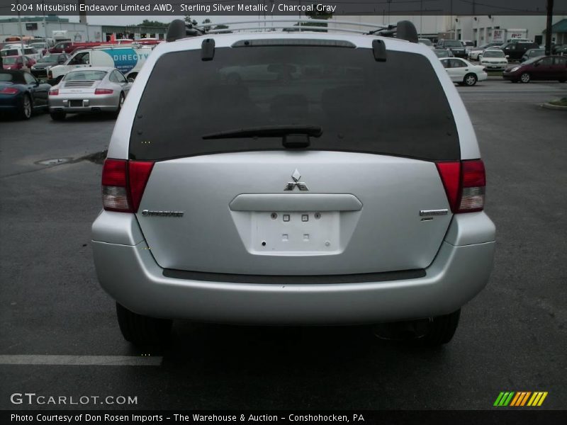 Sterling Silver Metallic / Charcoal Gray 2004 Mitsubishi Endeavor Limited AWD