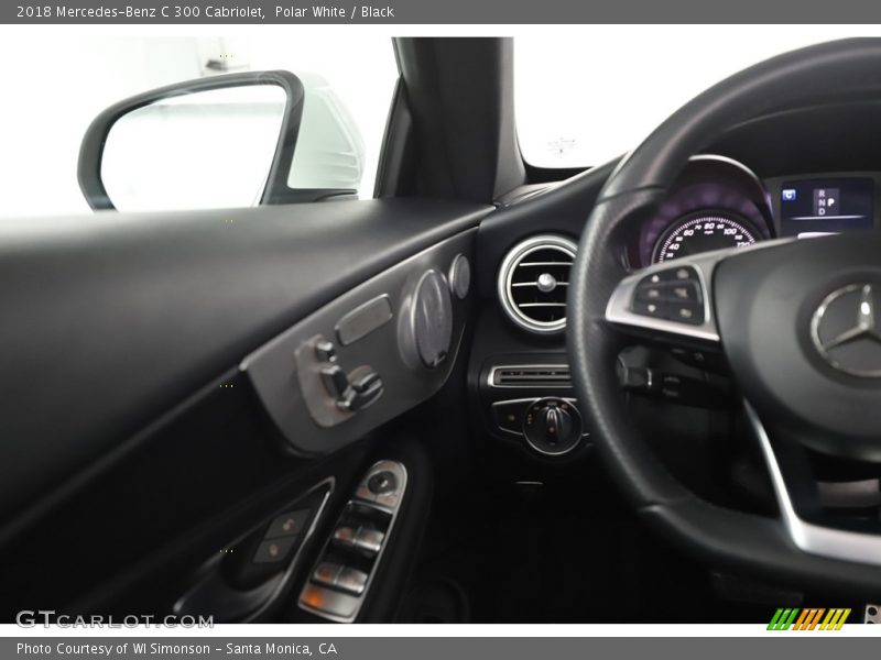 Polar White / Black 2018 Mercedes-Benz C 300 Cabriolet