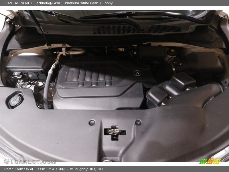 Platinum White Pearl / Ebony 2020 Acura MDX Technology AWD