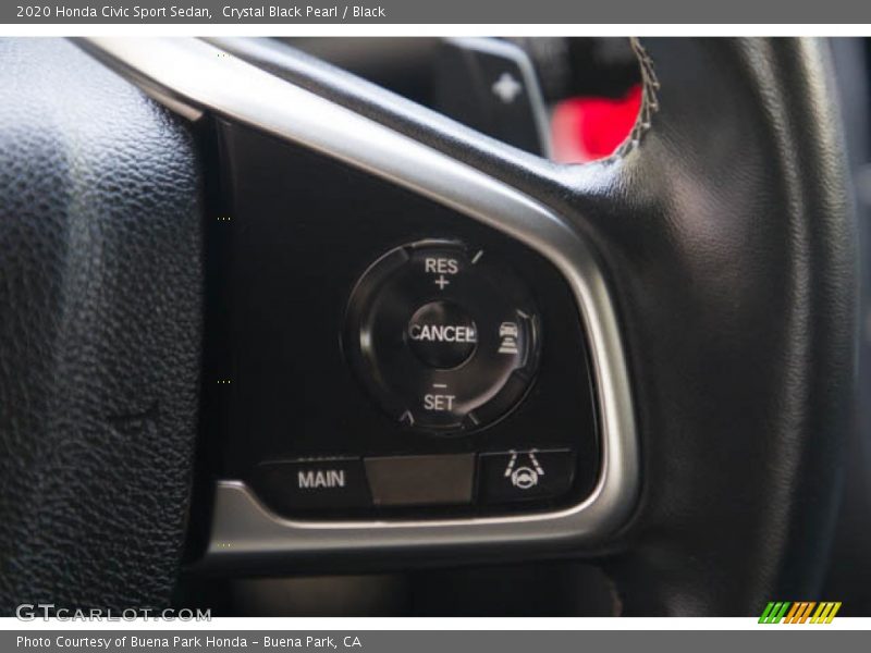 Crystal Black Pearl / Black 2020 Honda Civic Sport Sedan