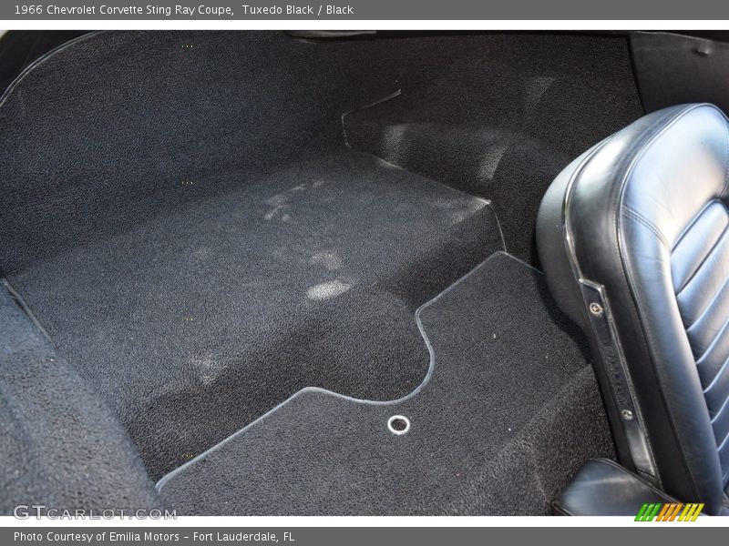 Rear Seat of 1966 Corvette Sting Ray Coupe