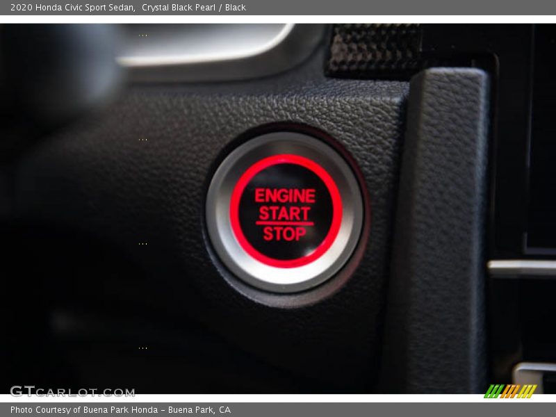 Crystal Black Pearl / Black 2020 Honda Civic Sport Sedan