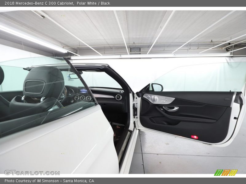 Polar White / Black 2018 Mercedes-Benz C 300 Cabriolet