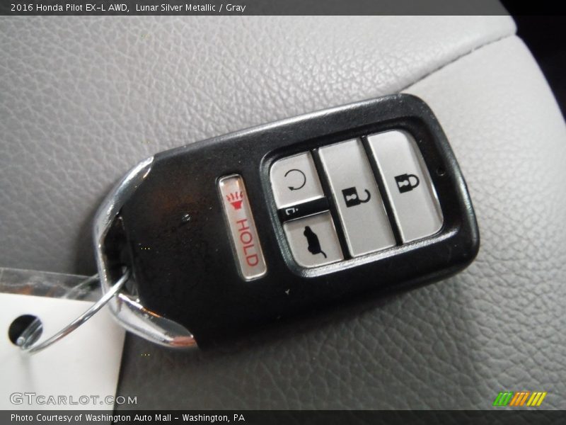 Keys of 2016 Pilot EX-L AWD