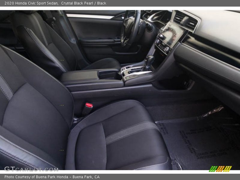 Crystal Black Pearl / Black 2020 Honda Civic Sport Sedan