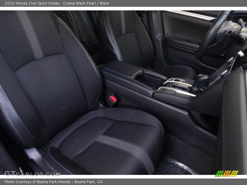 Crystal Black Pearl / Black 2020 Honda Civic Sport Sedan