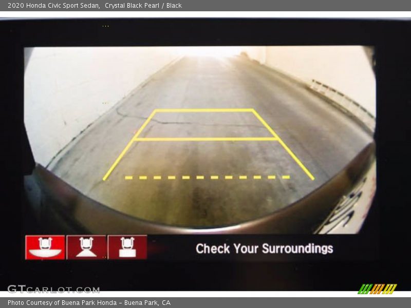 Crystal Black Pearl / Black 2020 Honda Civic Sport Sedan