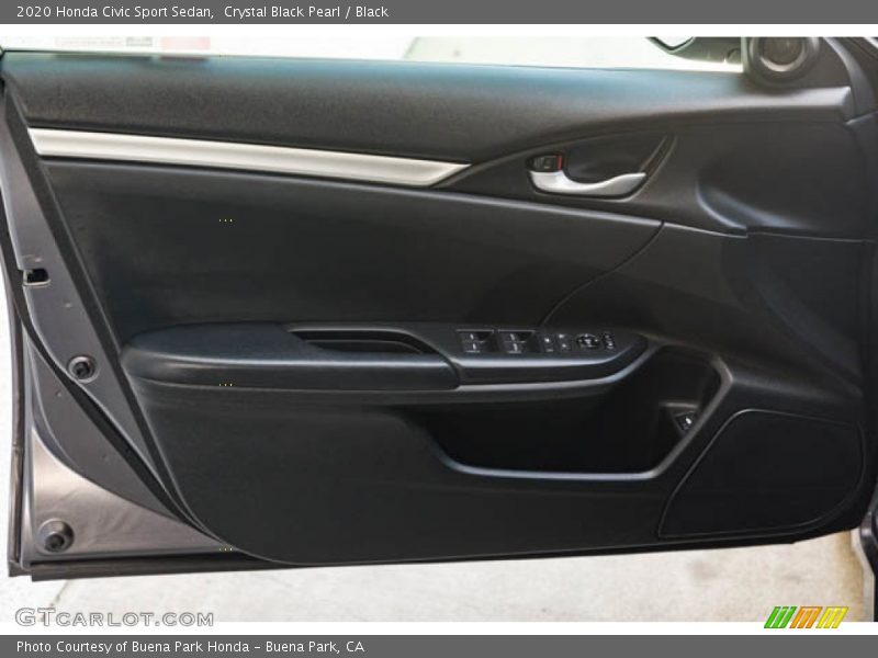 Crystal Black Pearl / Black 2020 Honda Civic Sport Sedan