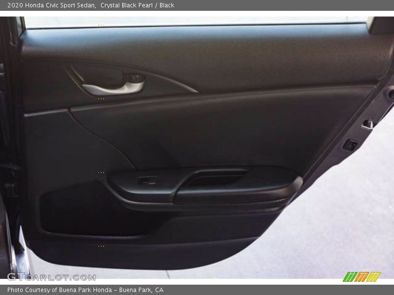 Crystal Black Pearl / Black 2020 Honda Civic Sport Sedan