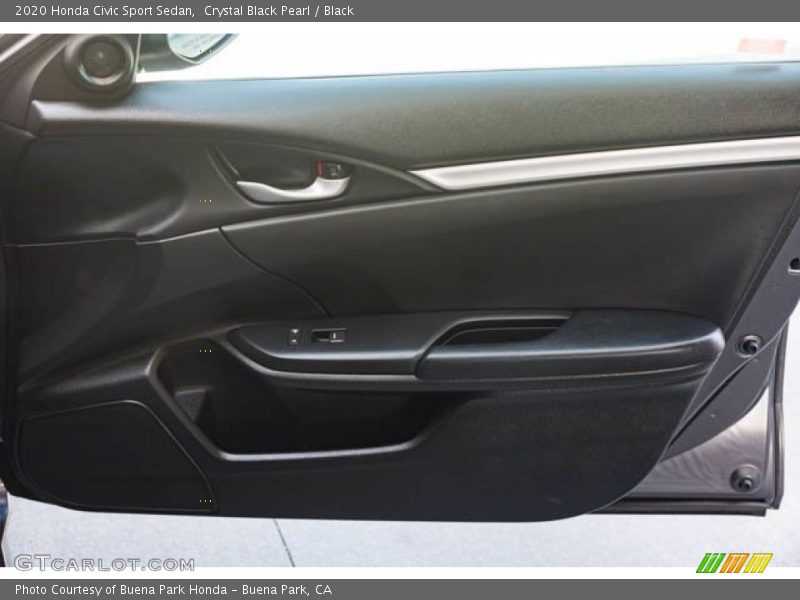 Crystal Black Pearl / Black 2020 Honda Civic Sport Sedan