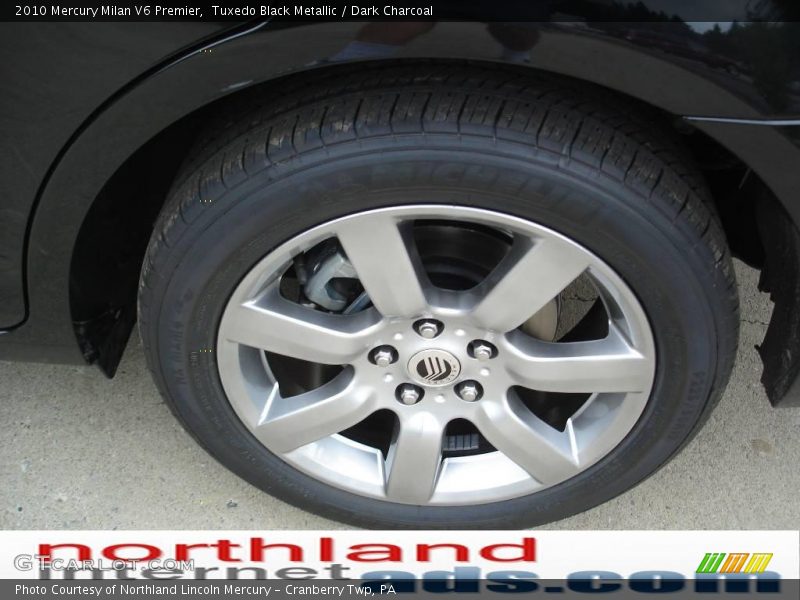 Tuxedo Black Metallic / Dark Charcoal 2010 Mercury Milan V6 Premier